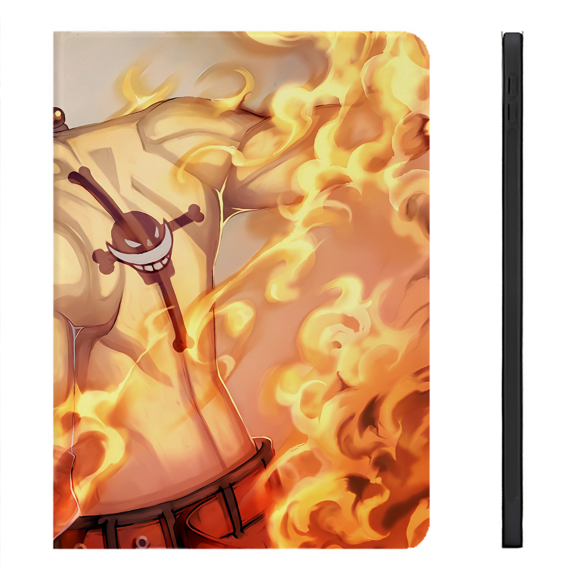 （画像用） ワンピース ONE PIECE IPadケース ペンホルダー付き ブックスタイルデザイン